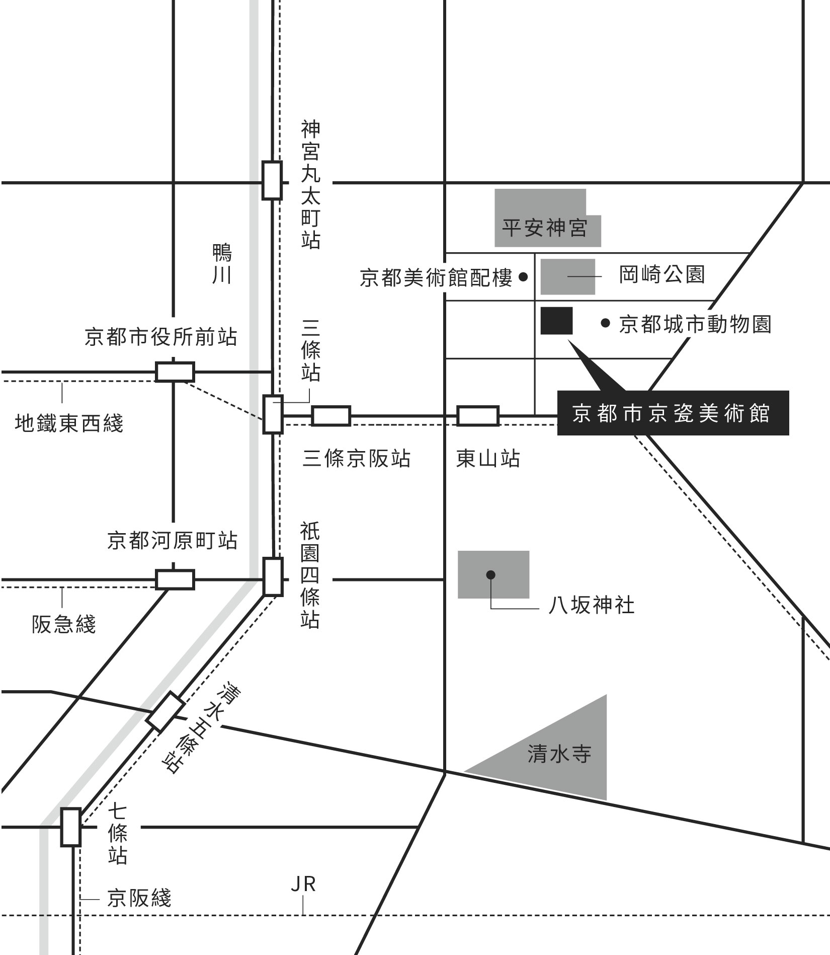 京都京セラ美術館マップ